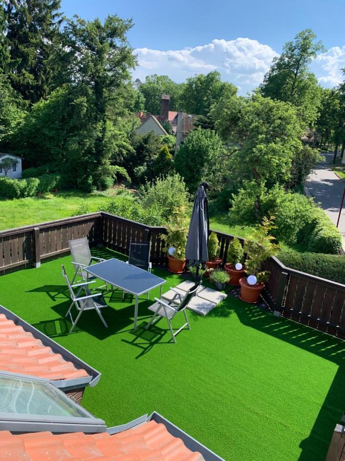 Ferienwohnung Zum Schloss Halbe Ngoại thất bức ảnh